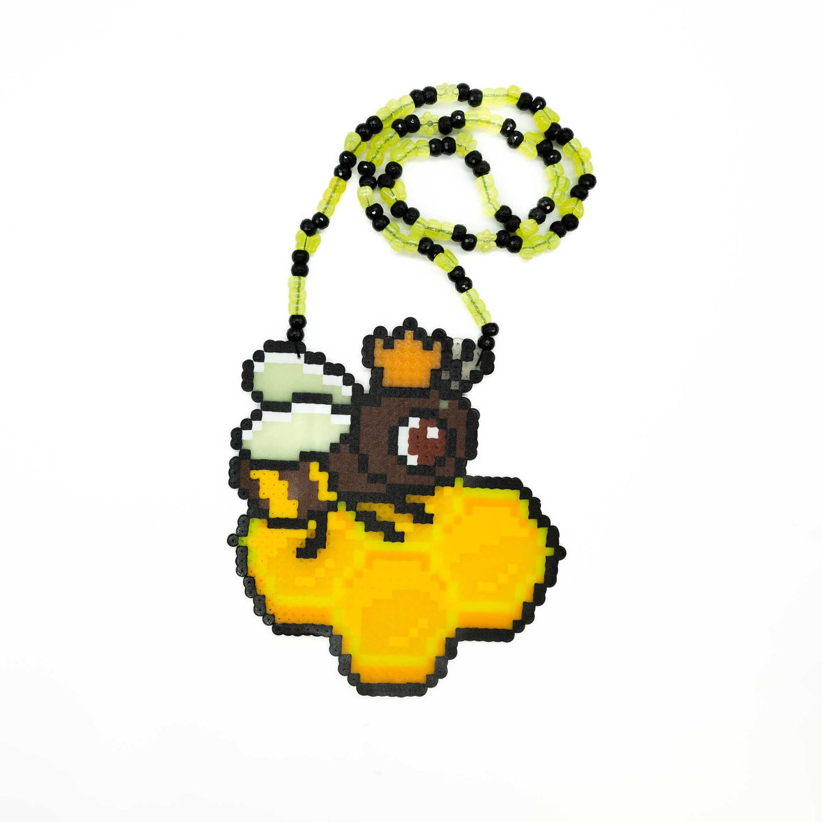 EDC Honey Bee Perler Necklace (Large)