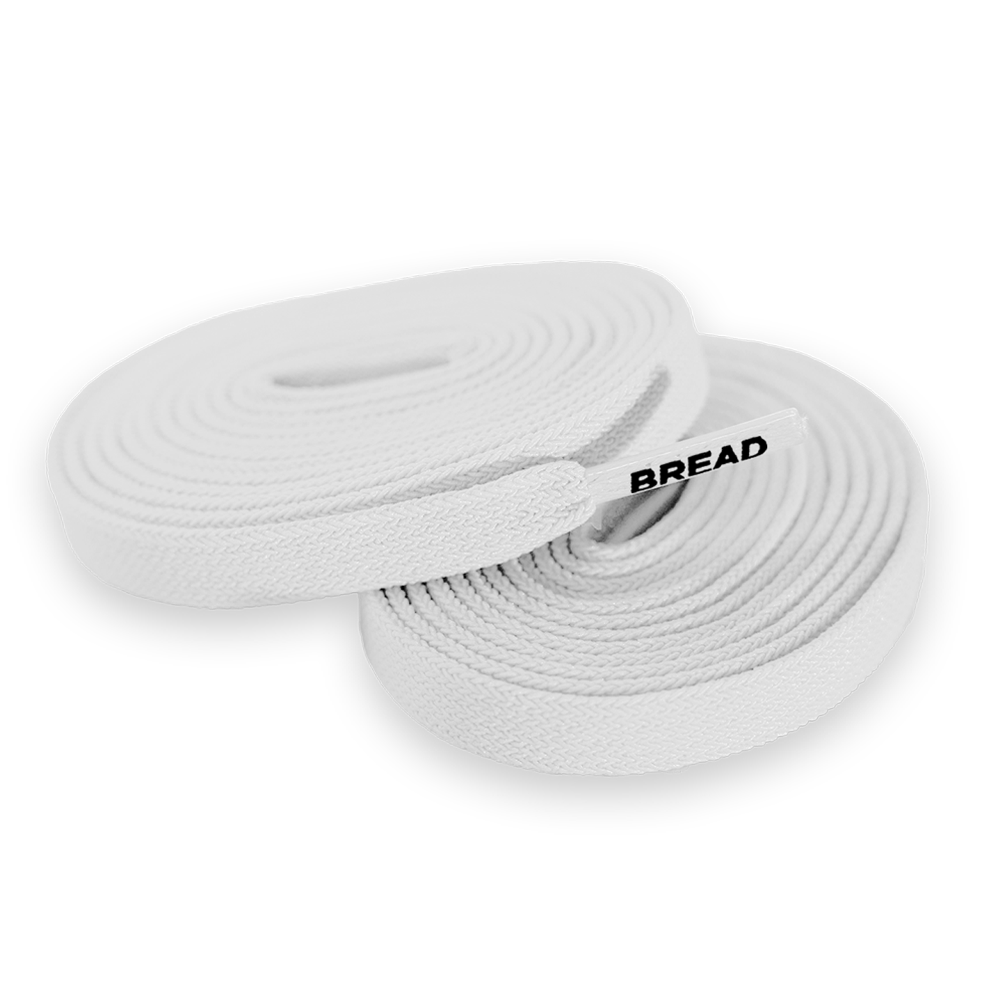 Cloud White Elastic Shoelaces
