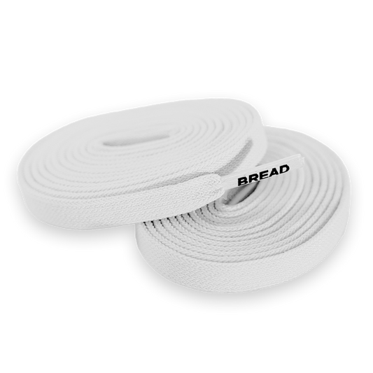 Cloud White Elastic Shoelaces
