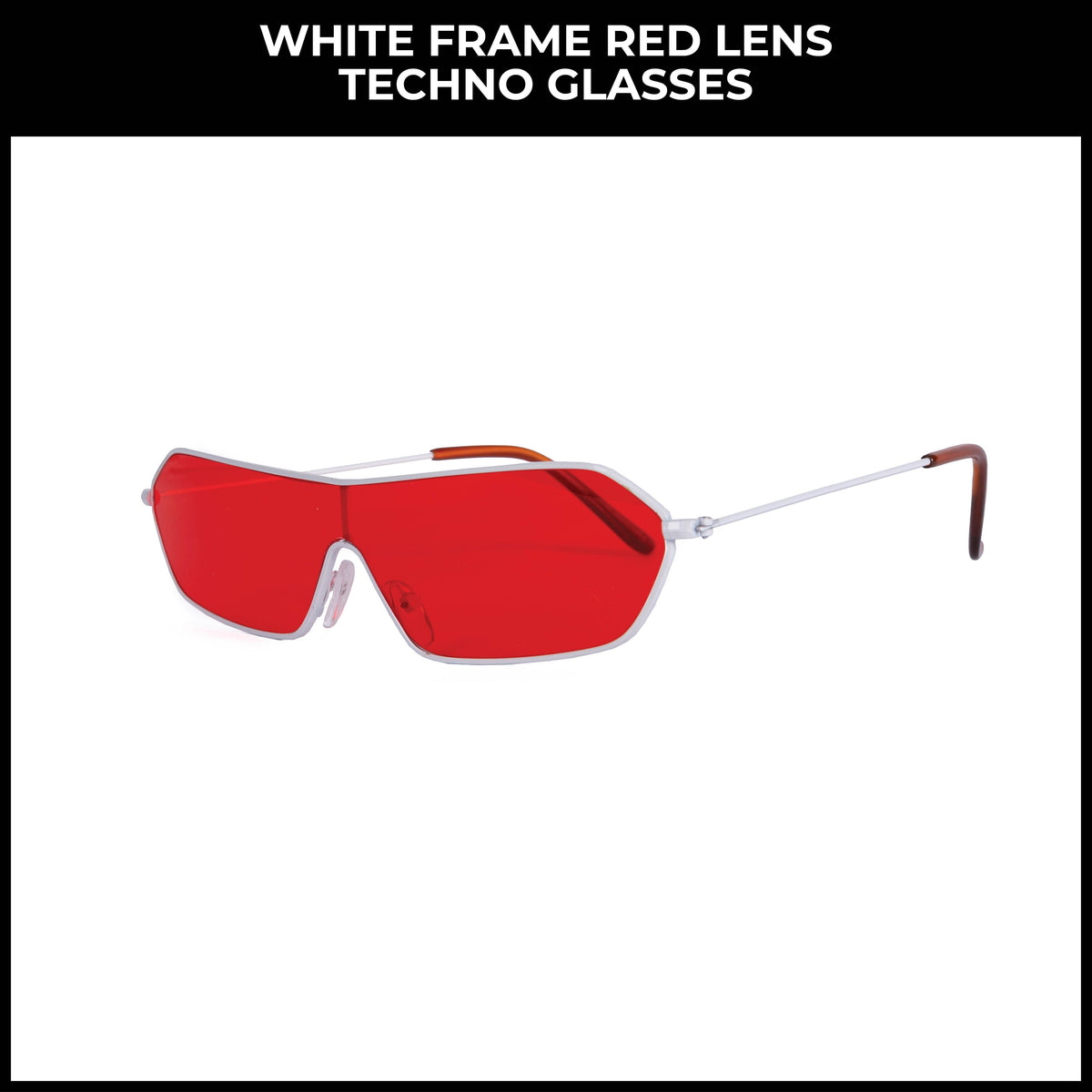 Red Techno Sunglasses
