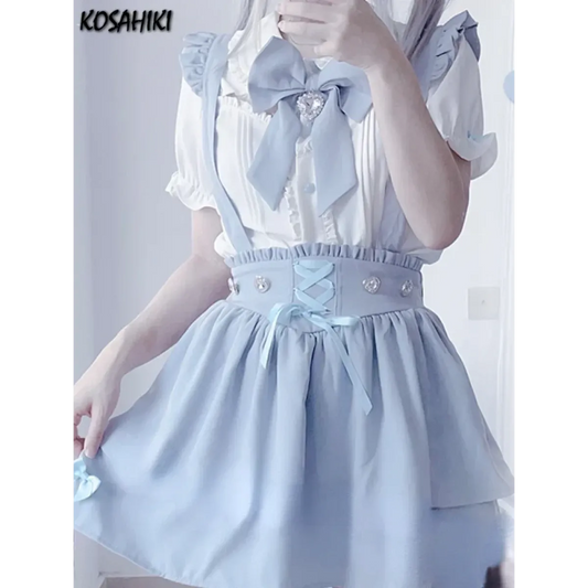 Sweet Fairy Kei Ribbon Blouse