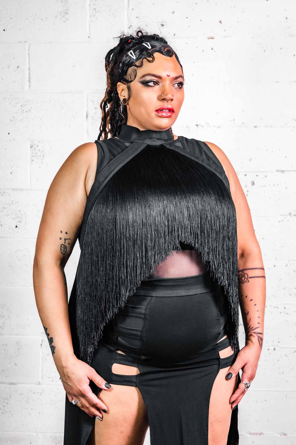 Fringe Halter Top