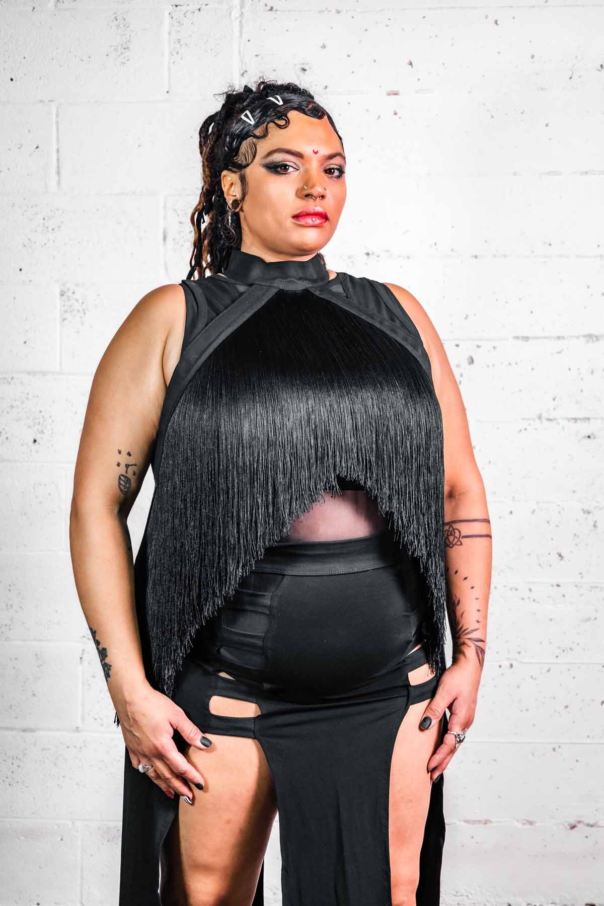 Fringe Halter Top
