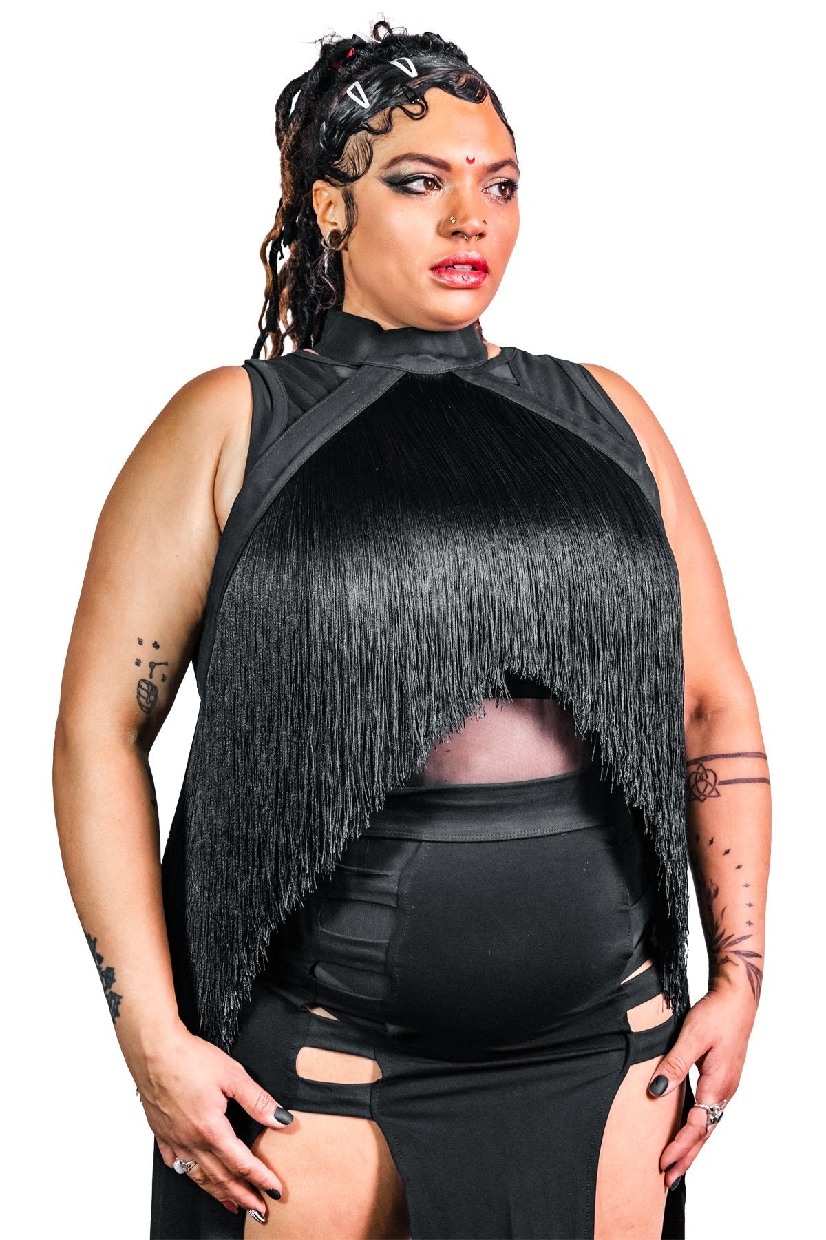 Fringe Halter Top