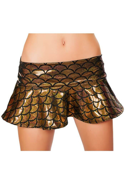 Gold Mermaid Dance Skirt