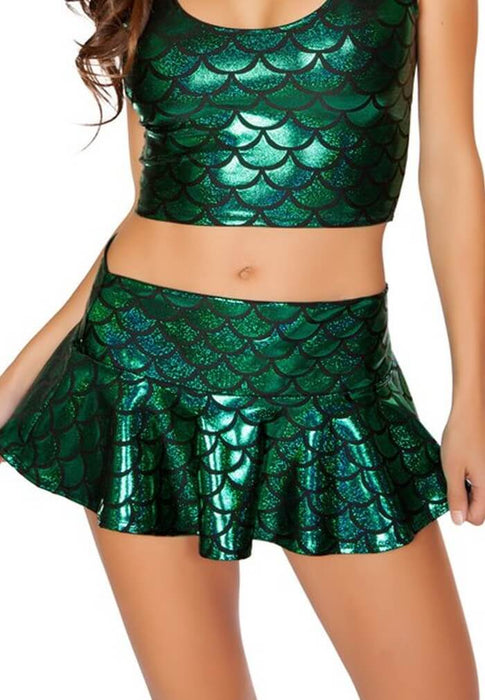 Green Mermaid Dance Skirt