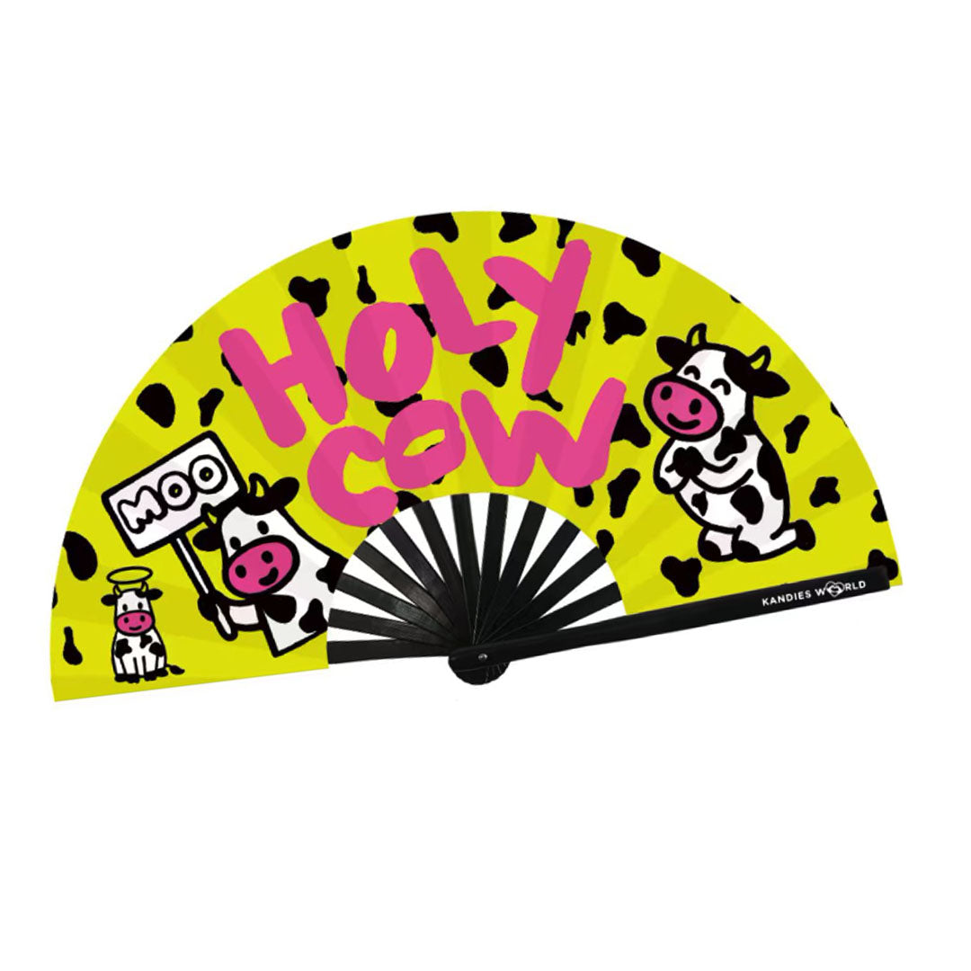 Holy Cow Hand Fan