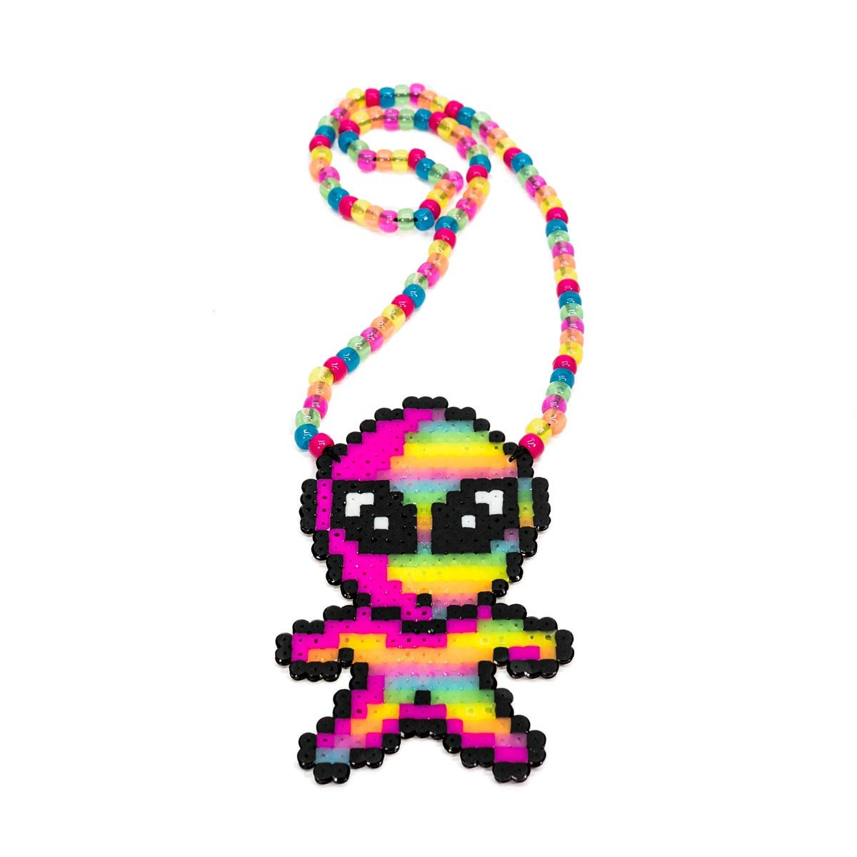 Alien Squad Perler Necklace (Medium)