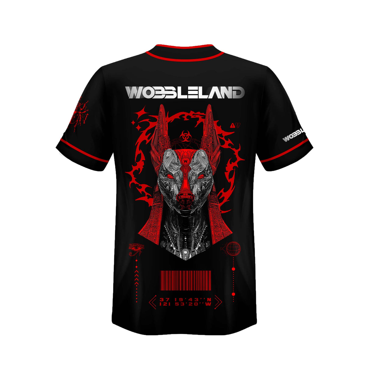 Wobbleland Cyber Anubis Baseball Jersey