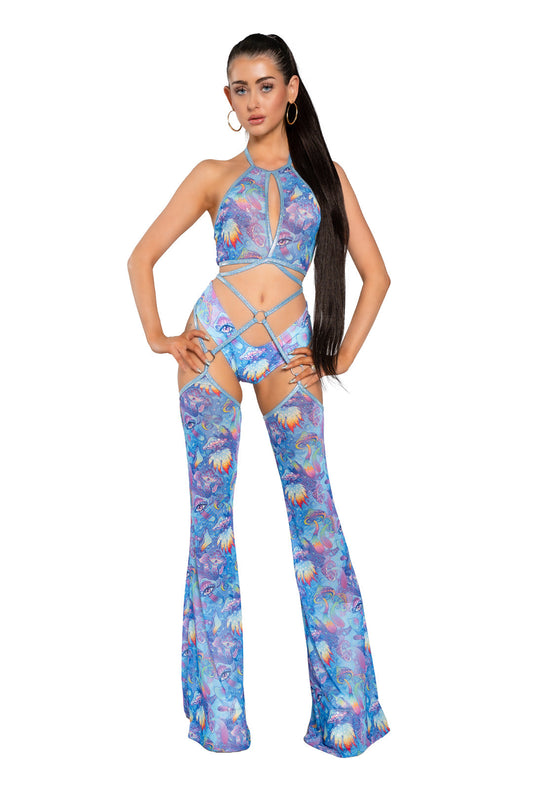 Butterfly Spandex Short in spandex for rave looks