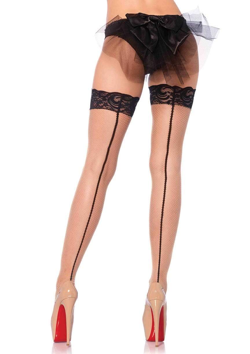 May Fishnet Thigh High Stockings