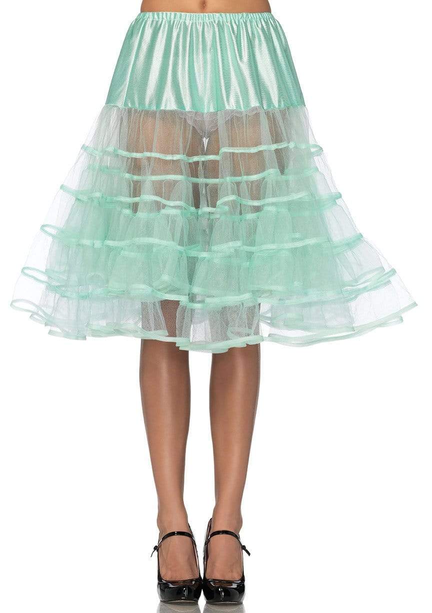 Knee Length Layered Petticoat Costume Skirt