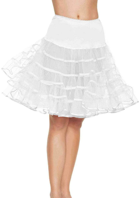 Knee Length Layered Petticoat Costume Skirt