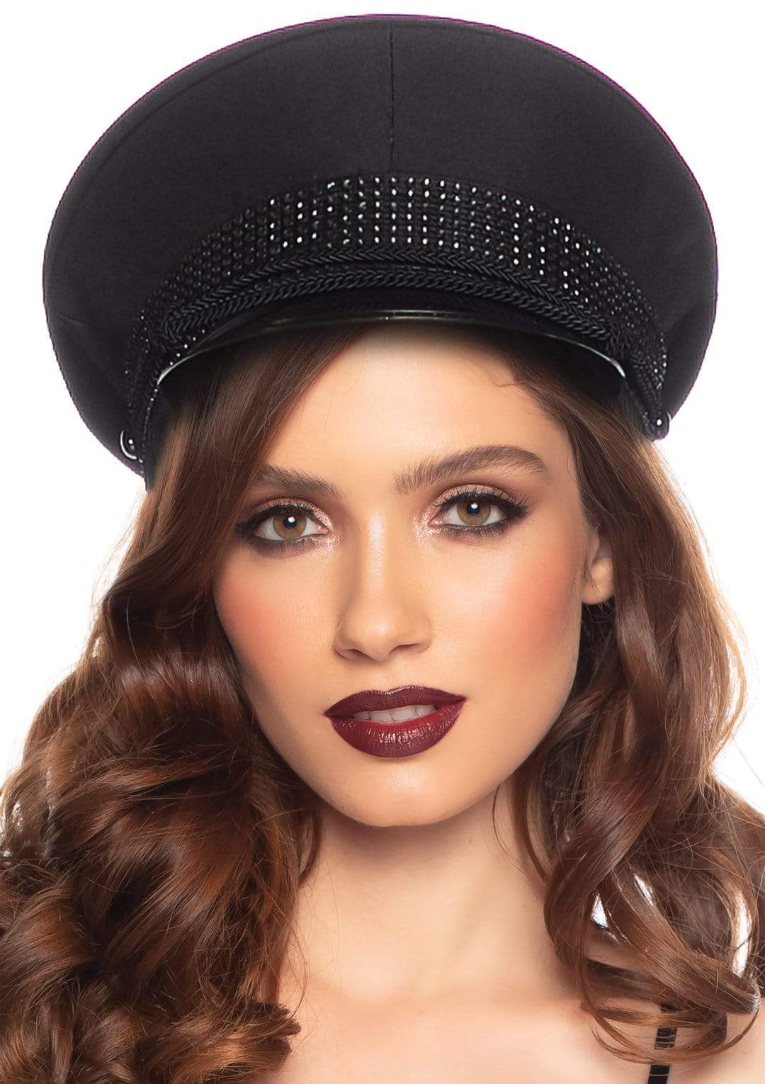 Rhinestone Festival Officer Hat