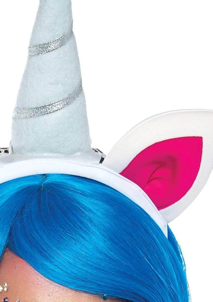 Magical Unicorn Headband with Rainbow Wig Mane