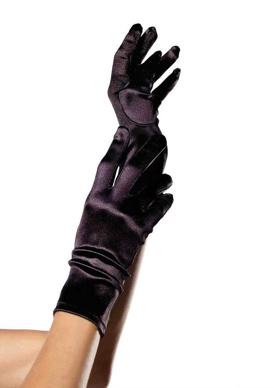 Satin Wrist Length Costume Gloves