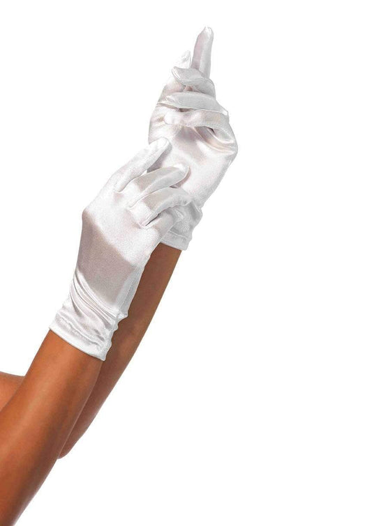 Satin Wrist Length Costume Gloves