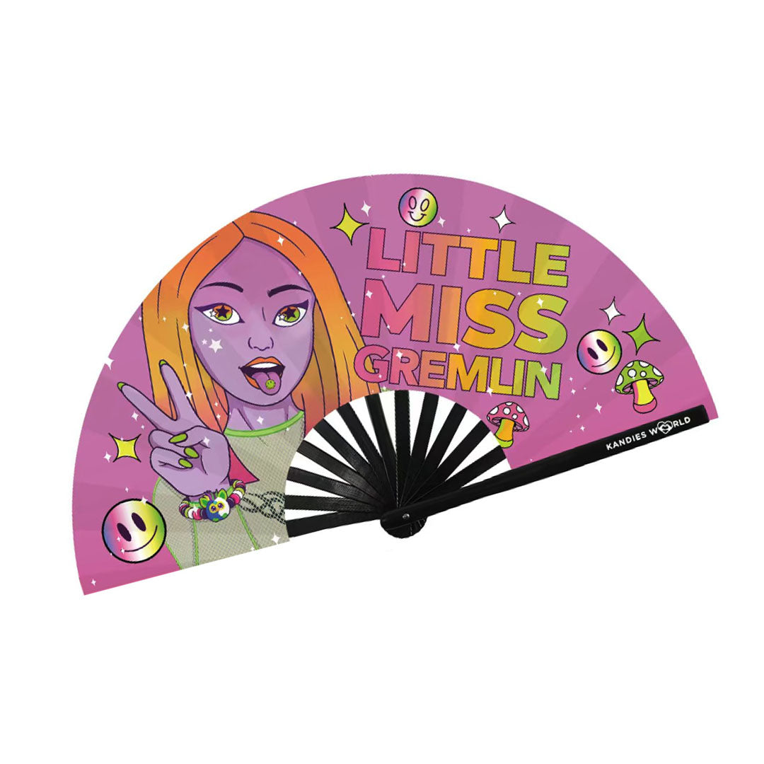 Little Miss Gremlin Hand Fan
