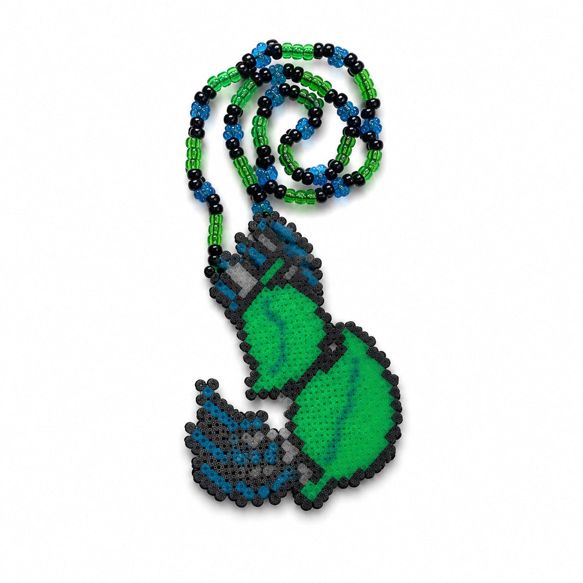 Lost Lands Leaves Perler Necklace (Medium)