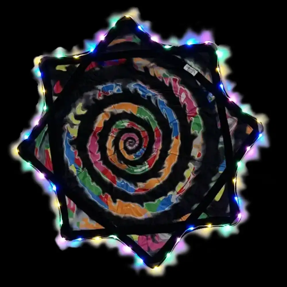Rechargeable LED Patterned Flow Star
