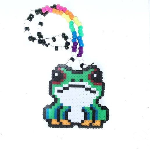 Frog Perler Necklace (Small)