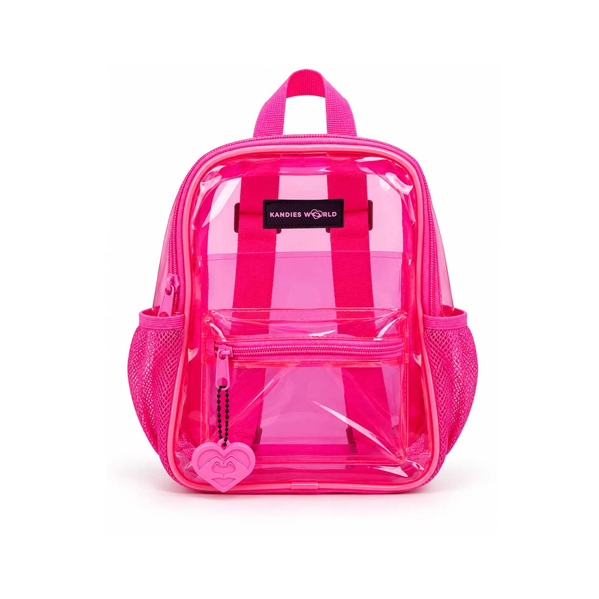Pink Clear Backpack