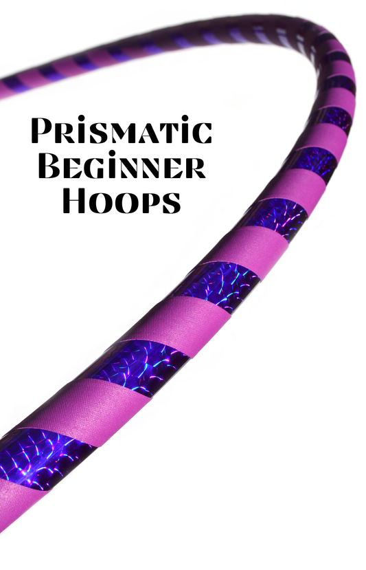 Prismatic Taped Beginner Hula Hoop
