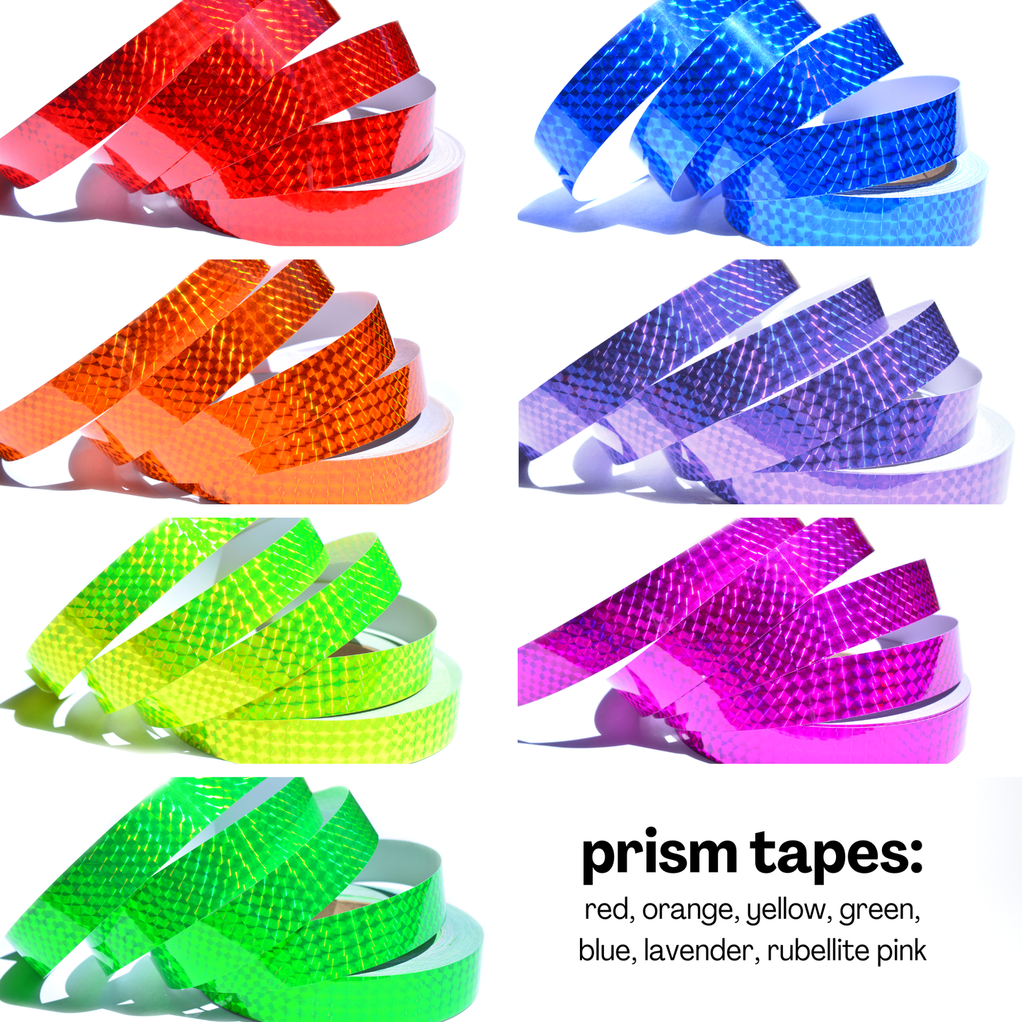 Rainbow Prism Taped Hula Hoop