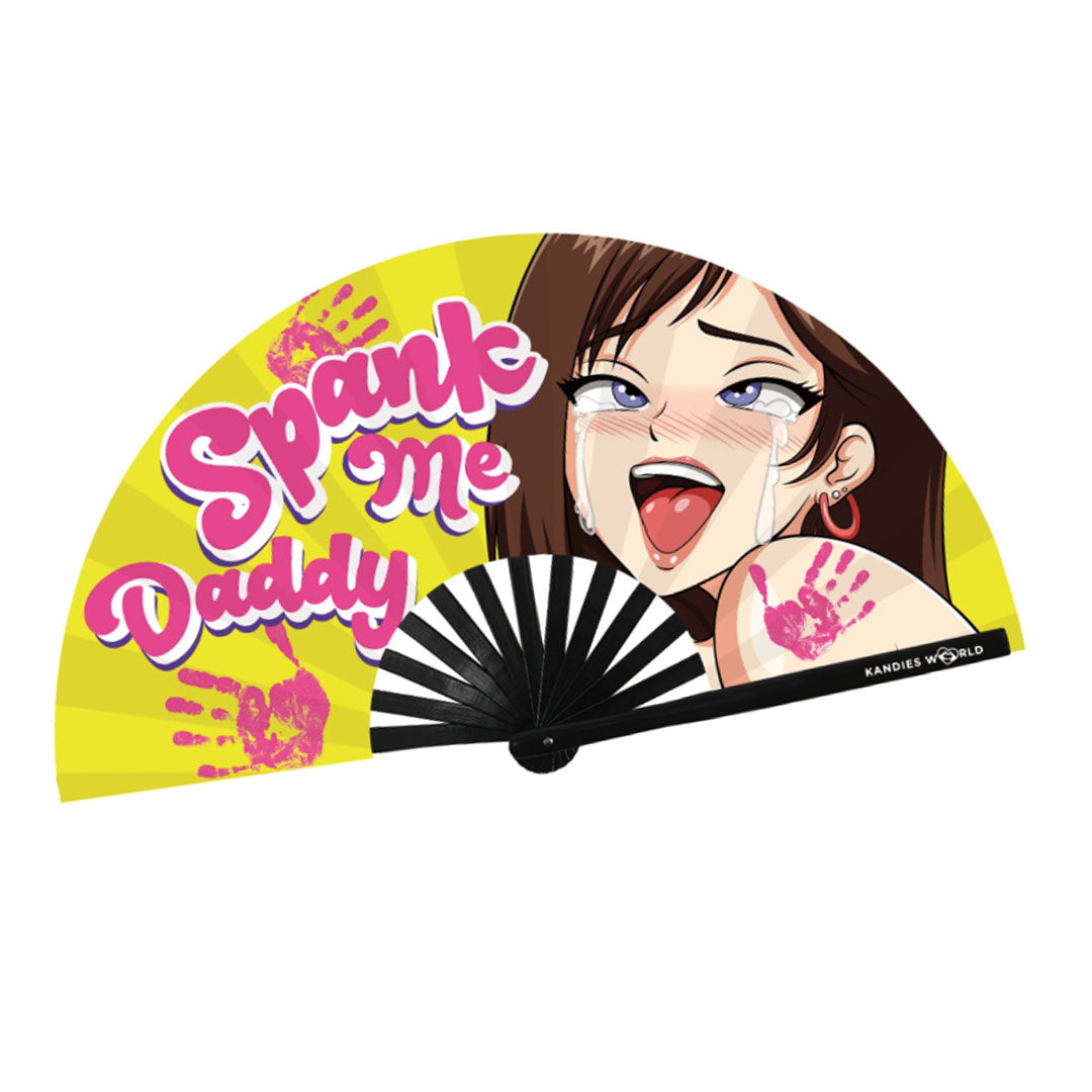 Spank Me Daddy Hand Fan