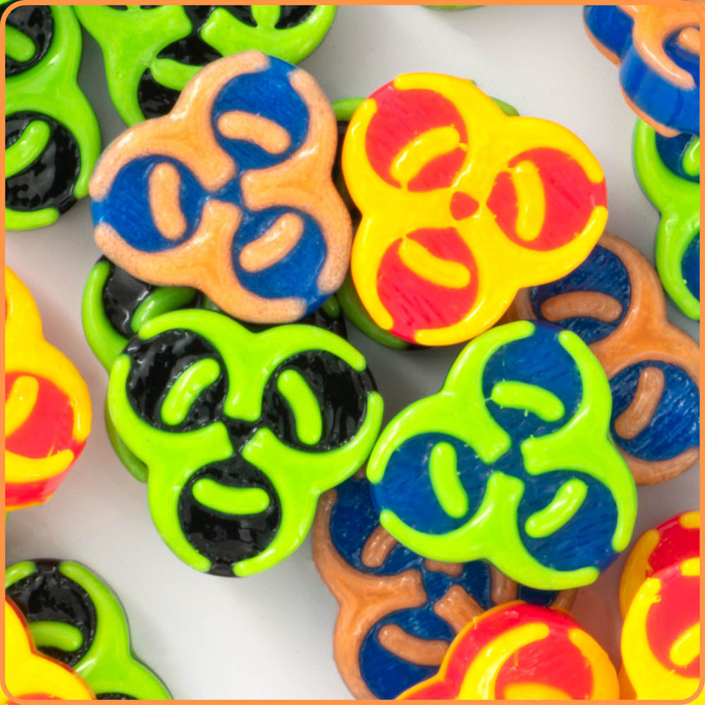 Biohazard Kandi Bead