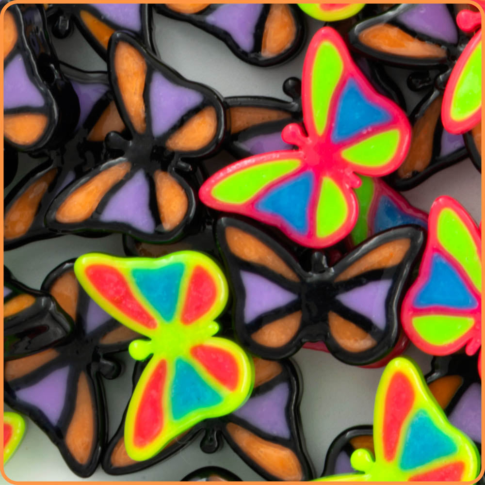 Butterfly Kandi Bead