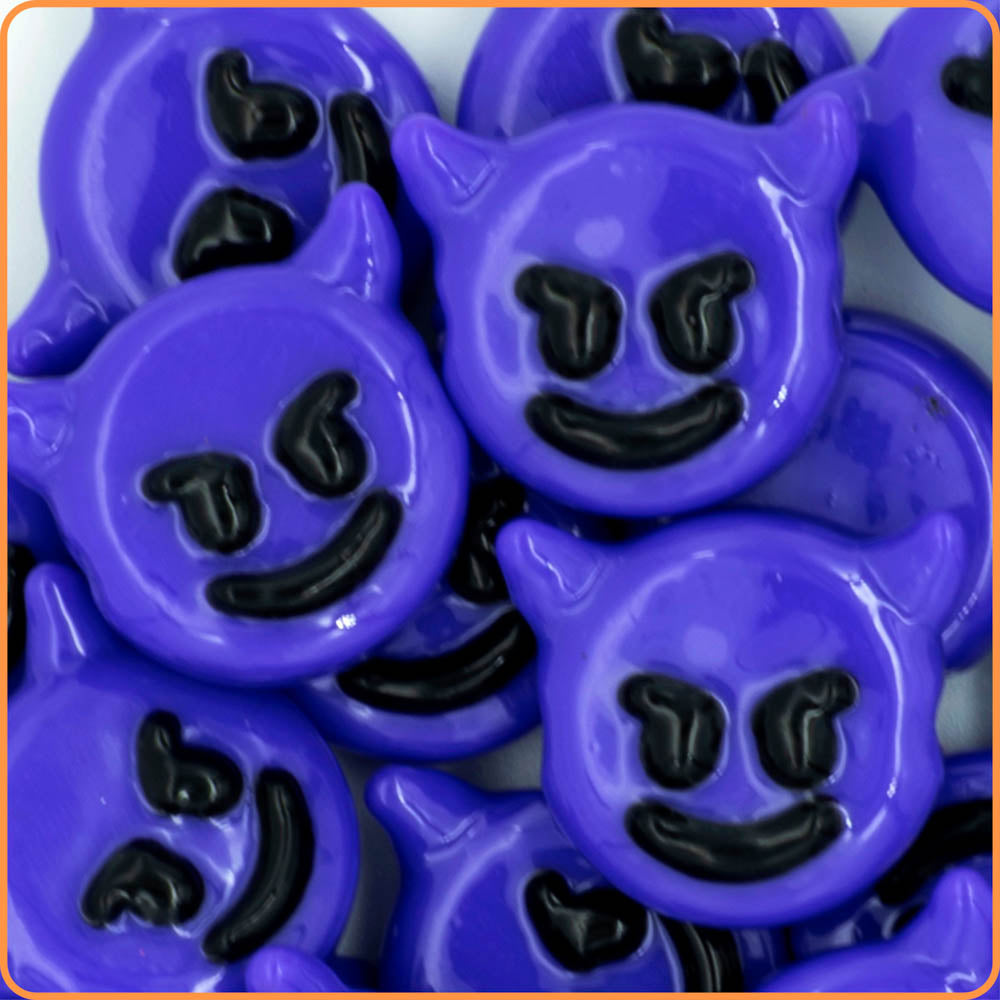 Devil Emoji Kandi Bead