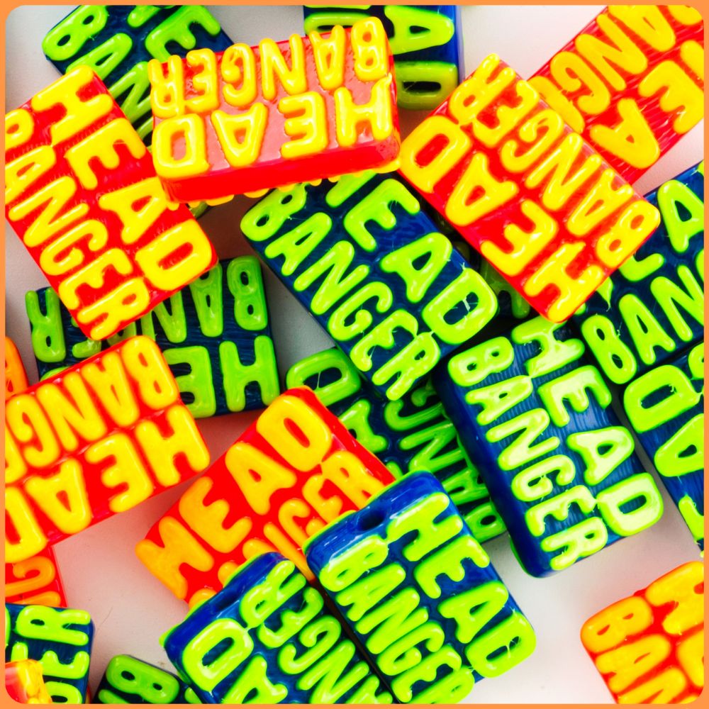 Headbanger Kandi Bead