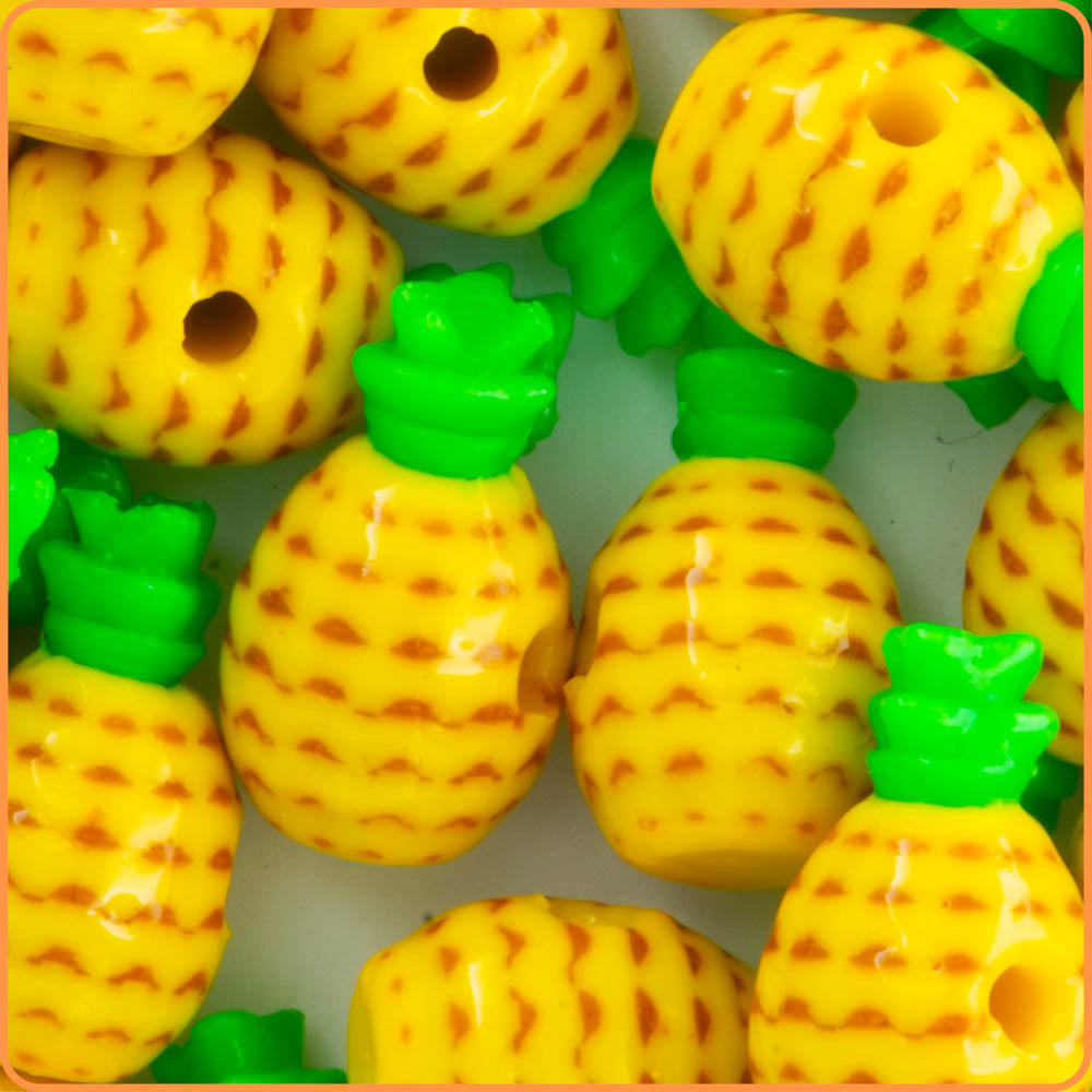 Pineapple Kandi Bead