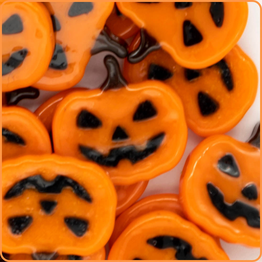 Pumpkin Kandi Bead