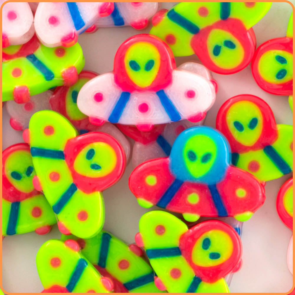 Spaceship Kandi Bead
