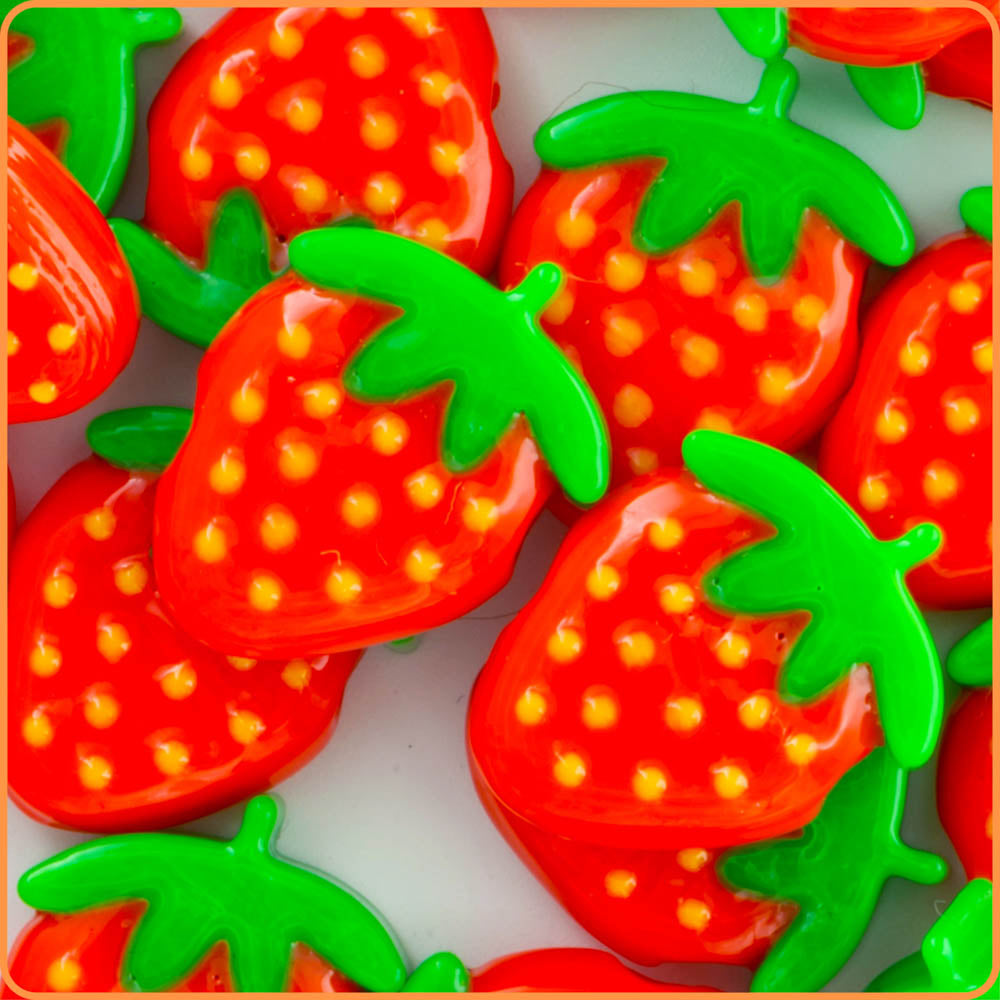 Strawberry Kandi Bead