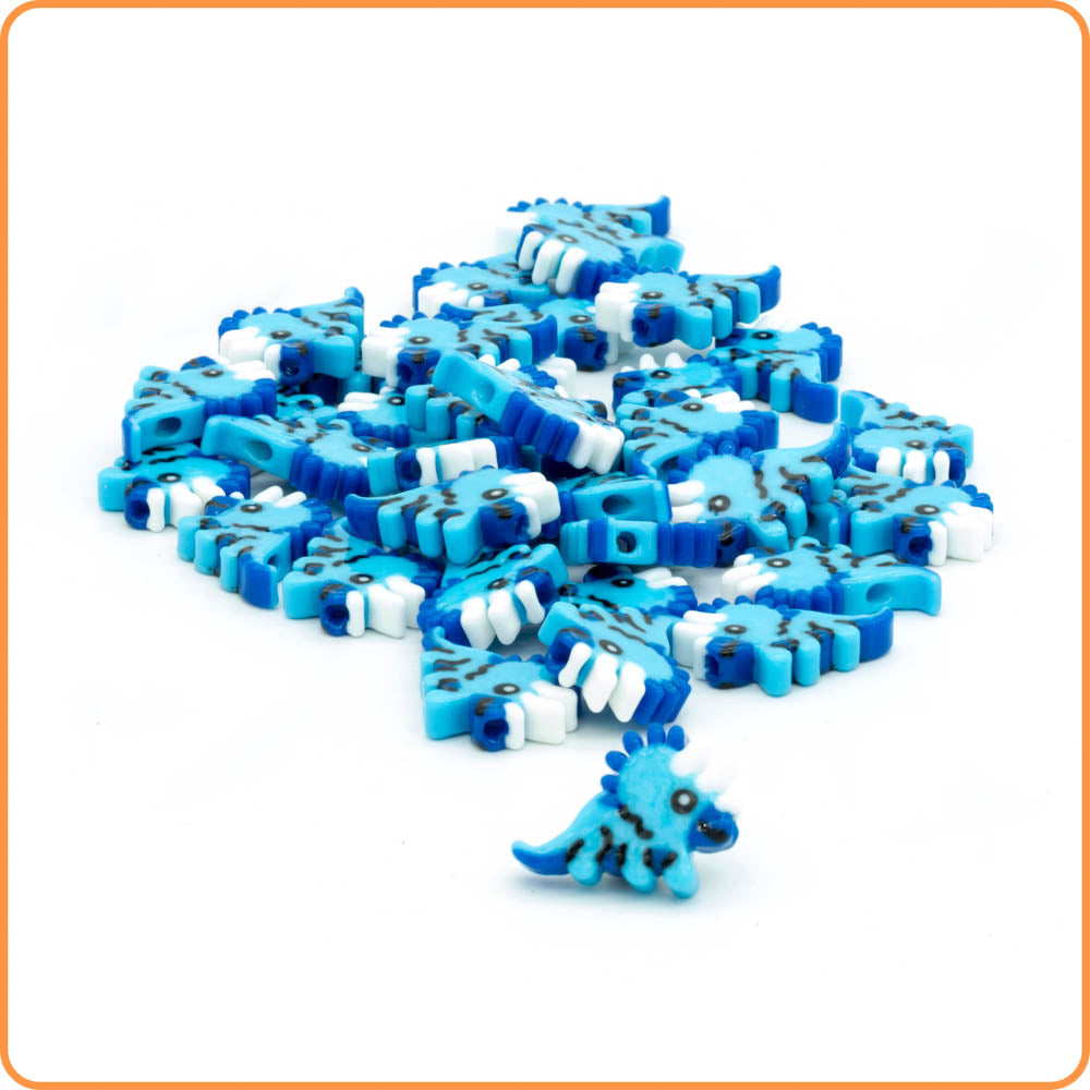 Triceratops Kandi Bead