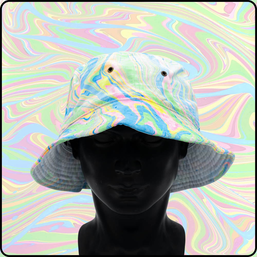 Unicorn Farts UV Hydro-Dipped Bucket Hat