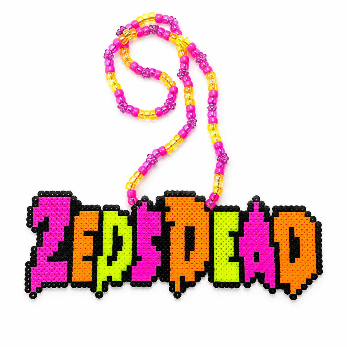 Zeds Dead Name Perler Necklace (XL)