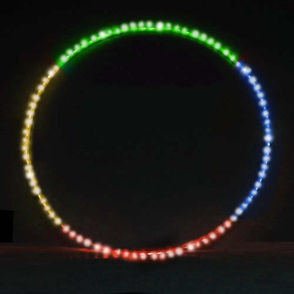 34 Inch Rechargeable LED Flow Hoop
